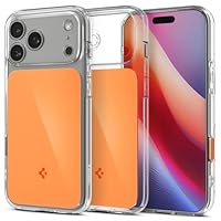 Spigen for iPhone 17 Pro Max Case, Ultra Hybrid T MagFit [Camera Control Button] [Compatible with Magsafe] - Glossy Orange