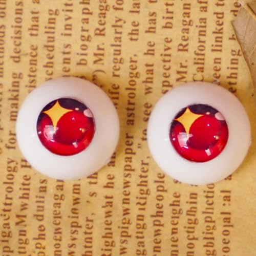 Yeux de poupée 18mm accessoire globe oculaire lifelike acrylique pour 1/3 - 7