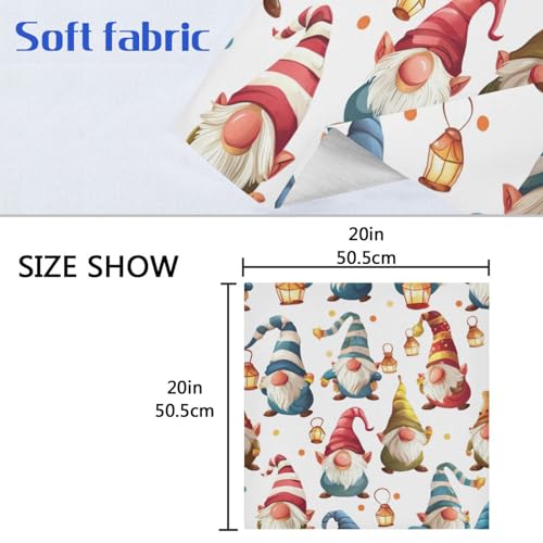Servilletas de tela multicolor pack x6 20x20 pulgadas miniatura 6