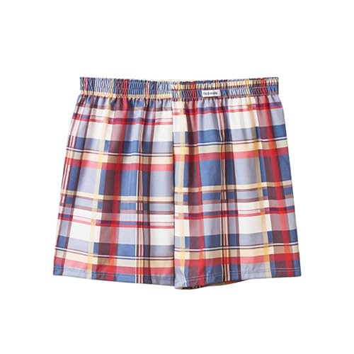 Pantalones Hombre Pijama Hombre a Cuadros BóXers de Casa Sueltos a Cuadros Tejidos el Color es Fresco Joven Y Popular Moda Simple y CóModo y el Hogar Está en el Interior