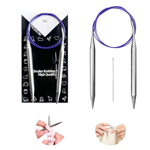 9 mm Circular Knitting Needles US13 |40 inches/100...