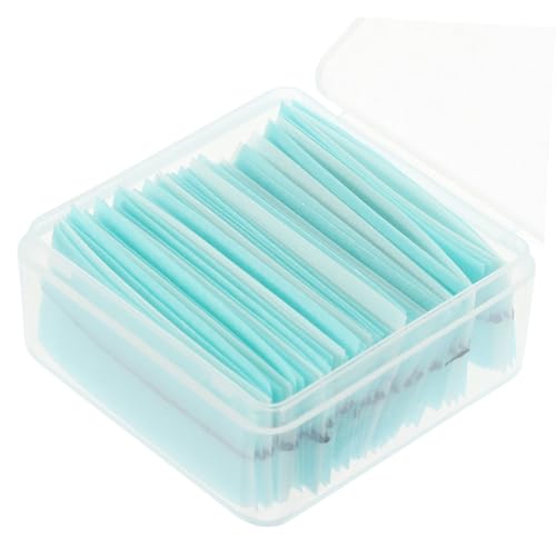LRXIYODE 1 caja Tiras Adhesivas para Pestañas Postizas Autoadhesivas Negras Reemplazo Resistente al Agua Unidades para Maquillaje Fácil y Seguro