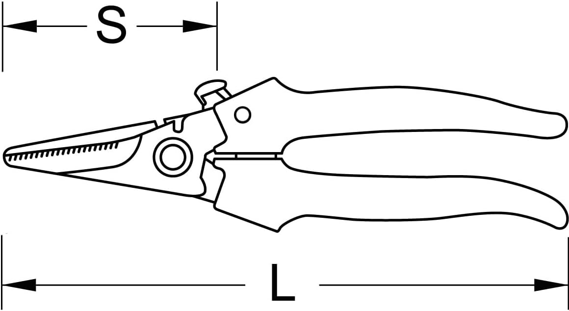 BRLLIANT TOOLS Werkstatt-Schere Brilliant BT100902 Universal Workshop Scissors [Powered by KS Tools]