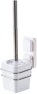 NYKK Toilet Brushes & Holders Simple Creative Wall-Mounted Toilet Brush with Base Bathroom Toilet Cleaning Brush Household Set Toilet Brush Toilet Brushes & Holder