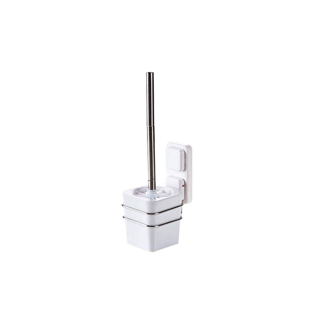 Simple Creative Wall-Mounted Toilet Brush with Base Bathroom Toilet Cleaning Brush Household Set Toilet Brush Toilet Brush and Holder