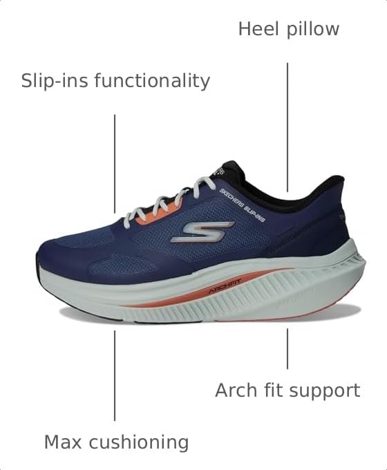 Image of Skechers Mens Hands Free Slip-ins Go Walk Max Cushioning Arch Fit Sneaker