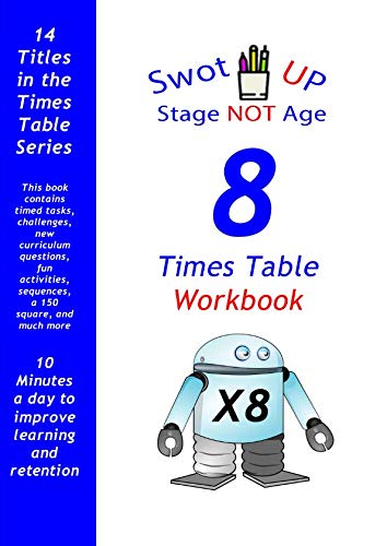 8X Table Workbook: 8 Times Table Practice Book (Times Table Workbooks)