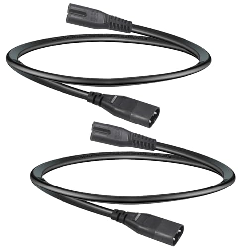 Cable de extensión C7 a C8 de 30 cm que elimina la tensión del cable original en muebles estrechos