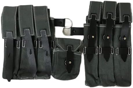 Miniatura 4 de WWII-ALEMAN-MP38-MP40-BOLSA-REVISTA-SET CON CORREA MP40 NEGRA (COMBO)