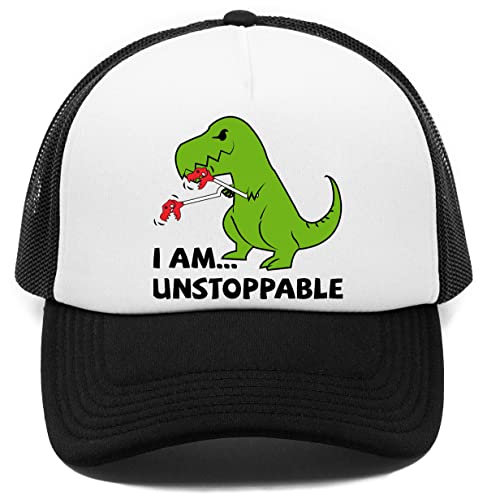 Vendax I Am Unstoppable T-Rex Kappe Baseball Rapper Cap