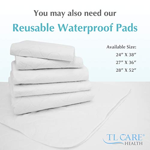 Image of TL Care Health Fitted Hospital Bed Sheet, Fits 84 inch x 36 inch x 16 inch Hospital and Home Care beds, Soft, Durable and Elastic-Free