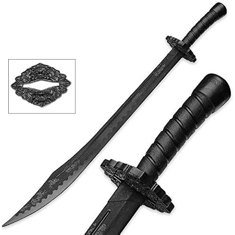 Playwell Artes Marciales Negro Plástico Entrenamiento Espada - 37" Cover