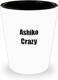 EzGift Funny Ashiko Crazy Shot Glass Musician Gift Instrument Player Present 1.5 Oz Shotglass