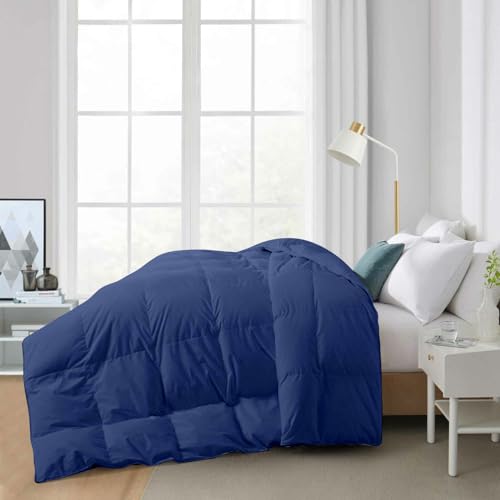 Image of Razzai All-Season Comforter 220 GSM | Super Soft Fluffy & Lightweight Comforter Double Bed Comforter (60 inch x 90 inch Inches /152cm x 228cm) - Single Bed Comforter | Medium Blue