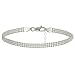 Sterling Silver Mesh Design Anklet
