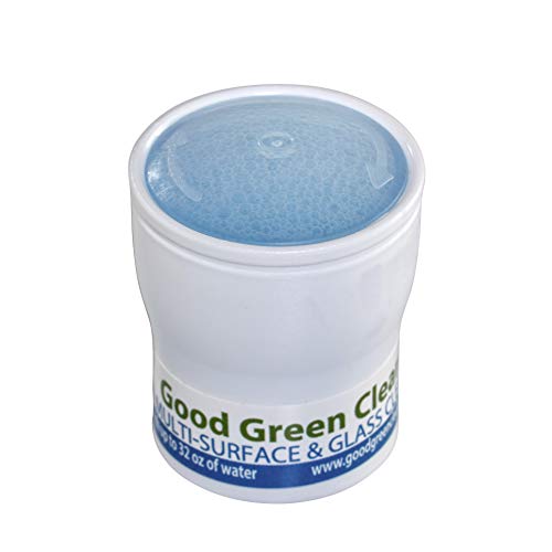 Good Green Cleaner Glass & Multi Surface Cleaner Starter Set | 32 Ounce, Reusable Spray Bottle | Biodegradable Formula | Daily Cleaner | Ammonia And Streak Free | Includes 1 Pod #TOP3