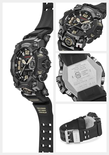 Casio G-Shock GWG-B1000-1AJF Master of G Series MUDMASTER Flagship Model Triple Sensor Japan Import New, Black, rugged sport