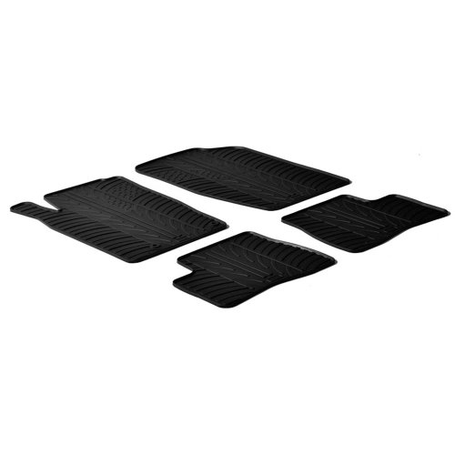 Tapis caoutchouc Peugeot 206+ pour sorties nature et pluie