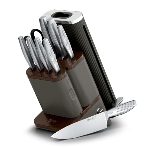 Image of Ninja NeverDull Pro 11-Piece Sharpening Knife Set, Slate, WK62011BK3