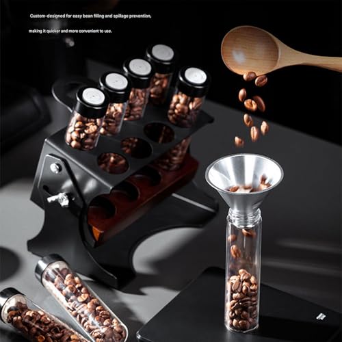 Étagère à café ventilée avec valve d'échappement CO2 et distributeur de grains réglable