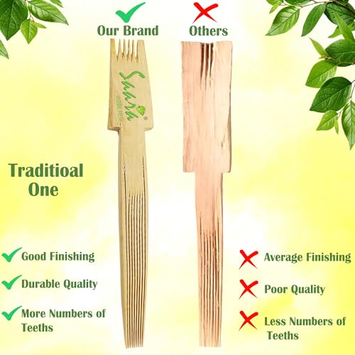 Image of Anti Lice Comb | Nit Comb Wooden | Penu Cheeppu | Handmade Neem Wood Comb