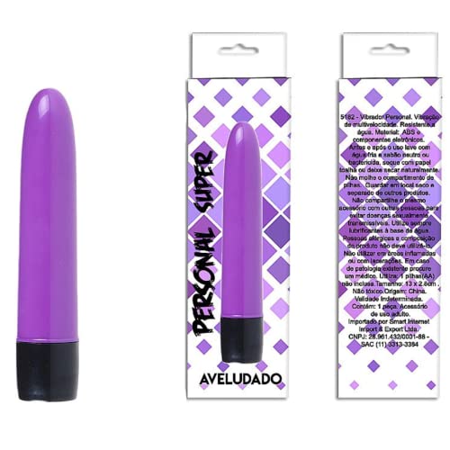 Vibrador Power Personal Aveludado 13cm Cores Variadas