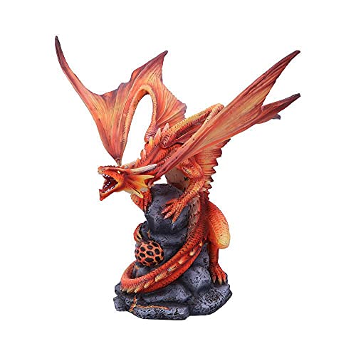 Nemesis Now Feuerdrachen für Erwachsene, 24,5 cm, Harz, Rot, Einheitsgröße