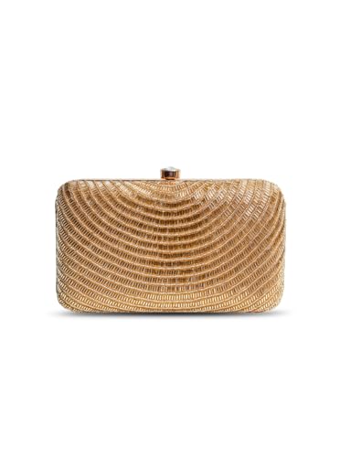 Image of THE TAN CLAN Glitz Hand Embroidered Party Clutches for women Purses Luxury Evening Handbags for ladies
