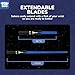 TOY Life 2 in 1 Light Up Saber 2 Pack for Kids Expandable Light Up Sword for Kids Adult LED + FX Sound Lightsavers Dual Light Up Toy Dark Saber for Adult Galaxy Wars Saber
