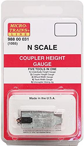 N Scale Standards Coupler Height Gauge