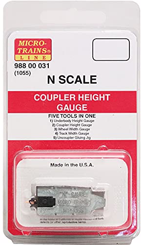 N Scale Standards Coupler Height Gauge