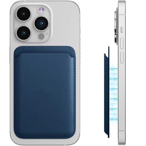 JEYORZY 1 Pièces Porte-Cartes Adhésifs pour Téléphone, Portefeuille à Coller pour Smartphone, Porte-cartes Magnétique pour Téléphone, Emportez avec Vous Votre Carte d'Identité et Votre Carte de Crédit