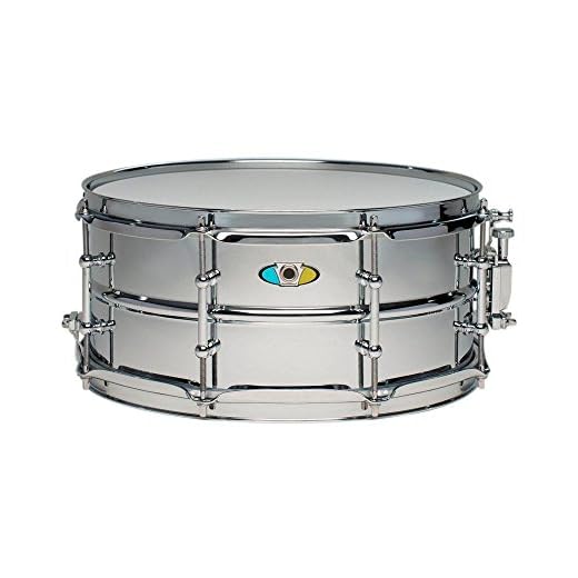 Ludwig Supralite Steel Snare Drum 13 x 6 in.