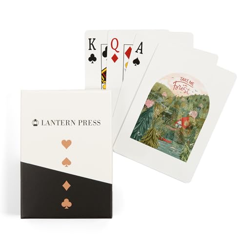 Lantern Press Take Me to The Forest, Baraja de 52 cartas Poker