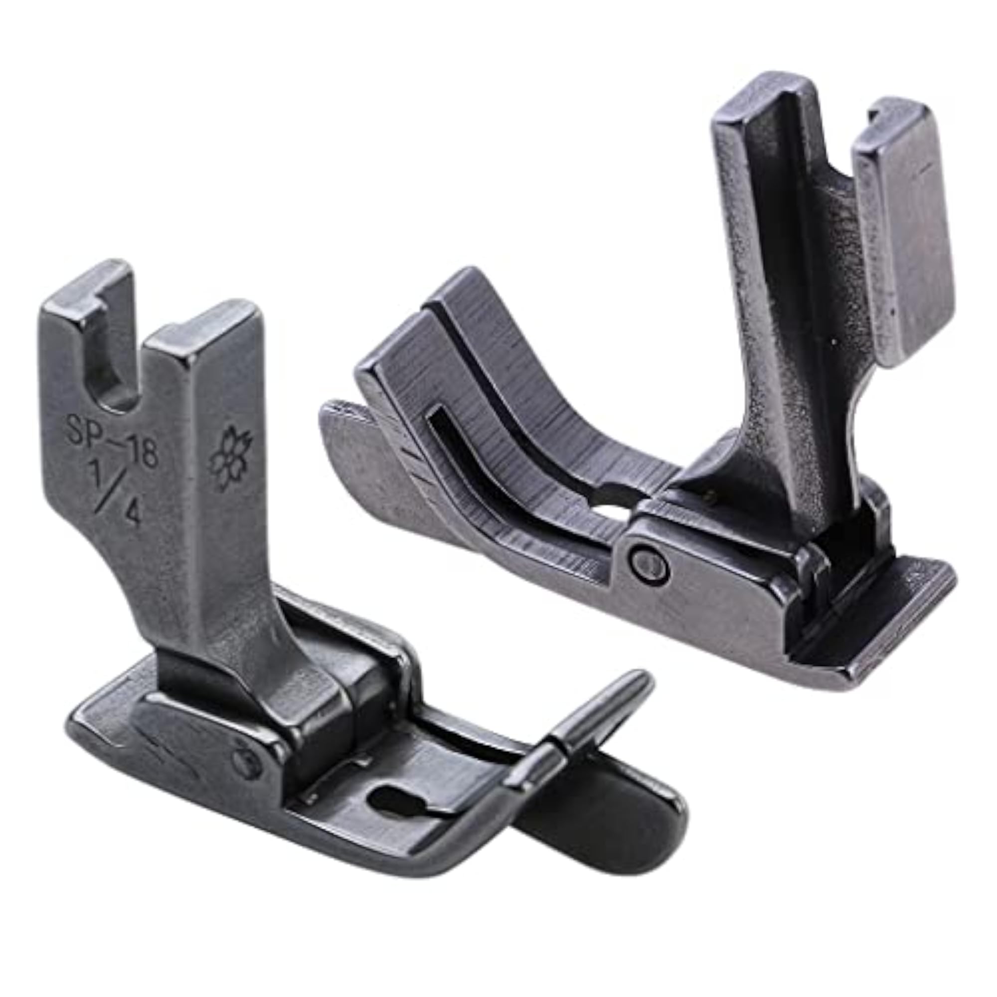 2 Pieces Industrial Sewing Machine Hinged Presser Foot Right Guide SP-18