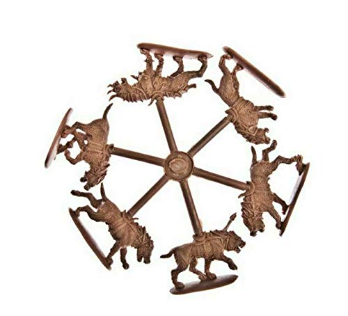 Lote figuras Light y Heavy Warg Orcs escala 1/72 miniatura 4