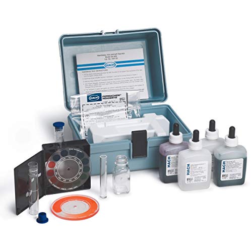 Hach 183702 Hardness, Iron, and pH Test Kit, Model HA-62B