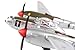 Daron Worldwide Trading Postage Stamp P-38J Lightning Marge 1/115 Dick Bong Airplane Model