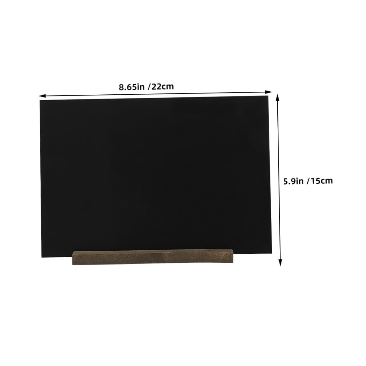 SEWACC 2Pcs Mini Chalkboard Signs with Base Reusable Message Board for Parties Weddings and Home Decor Strong Construction Versatile Tabletop Display for Food Buffets