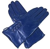 Damen Premuim New Premuim Luxusqualität Original Superweiche Lederhandschuhe In vielen verschiedenen Farben erhältlich aus 100% Superweichem Echtleder Vollpelz (syenthetisch) Gefüttert, um Sie warm zu halten
