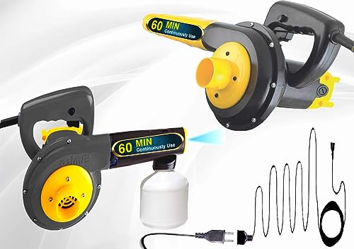 Image of Elmico 700W Professional 2 in 1 air Blower Cum Water Sprayer & 10 Extension Wire for (Made in India) /continuously 60 min use /Blowers for Cleaning Dust / 100% Copper /Electric Air Blower /Ac Cleaner