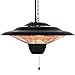 WLLLL Riscaldatore Elettrico sospeso, riscaldatore Esterno 1500W Lampada Termica per Patio Riscaldatore a soffitto Riscaldatore per Serra, per Cortile Garage Balcone Gazebo Giardino