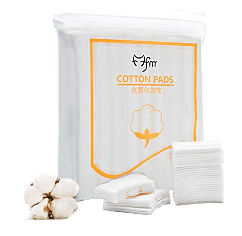 Loisleila 220pcs épais Maquillage Coton Dissolvant Pads Doux Visage Puff Nettoyant Coton Pad Pour Visage Ongles Lèvres Cils 60x50mm Cover