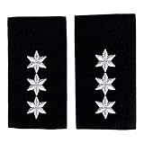  RescPol Schulterschlaufen 3 Sterne weiß