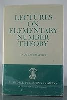 Lectures on Elementary Number Theory B0006BLS5Y Book Cover