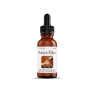 AROGYAM Ayurveda Nasya Ghee for Stress, Hair Fall, Eye Problem, Ayurvedic Nasya Ghee - (20 ml)
