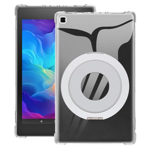 Coque Amazon Fire HD 8 2015 transparente de haute précision finition argent