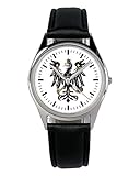 Genähtes Lederarmband mit Dornschließe