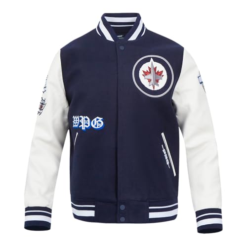 Image of Pro Standard Mens NHL Old English Varsity Jacket