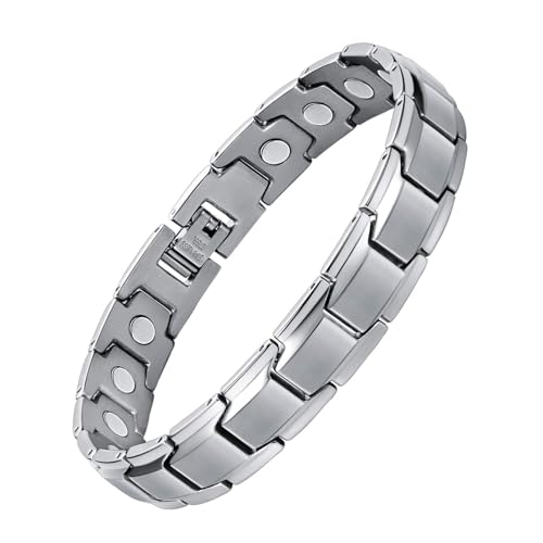 Jeracol Titanium Steel Magnetic Bracelet for Men